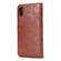iPhone X / XS Crazy Horse Texture Detachable Magnetic Back Cover Horizontal Flip Leather Case with Holder & Card Slots & Photo Frame & Wallet - Brown