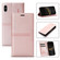 iPhone X / XS Dream Magnetic Suction Business Horizontal Flip PU Leather Case with Holder & Card Slot & Wallet - Rose Gold