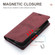 iPhone X / XS Dream Magnetic Suction Business Horizontal Flip PU Leather Case with Holder & Card Slot & Wallet - Wine Red