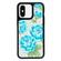 iPhone X / XS Exclusive Design Style PC Full Coverage Pattern Phone Case - Blue Rose