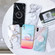 iPhone X / XS Glossy Marble Folding Bracket Anti-drop TPU Case - Z16