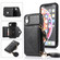 iPhone X / XS Multi-functional Cross-body Card Bag TPU+PU Back Cover Case with Holder & Card Slot & Wallet - Black