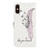 iPhone X / XS Oil Embossed 3D Drawing Leather Phone Case - Feather