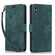 iPhone X / XS Orchid Butterfly Embossed Leather Phone Case - Green