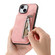 iPhone X / XS Retro MagSafe Zipper Wallet Card Bag Back Phone Case - Pink