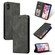 iPhone X / XS Retro Skin Feel Business Magnetic Horizontal Flip Leather Case - Dark Gray