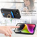 iPhone X / XS Retro Splitable Magnetic Card Bag Leather Phone Case - Black