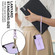 iPhone X / XS RFID Card Slot Phone Case with Long Lanyard - Purple