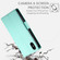 iPhone X / XS Side Buckle Magnetic Frosted Leather Phone Case - Mint Green