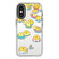 iPhone X / XS Simple Illustration Pattern Full Coverage Phone Case - Duck Holiday A