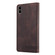 iPhone X / XS Skin Feel Anti-theft Brush Horizontal Flip Leather Case with Holder & Card Slots & Wallet - Brown
