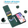 iPhone X / XS Skin Feel Business Horizontal Flip PU Leather Case with Holder & Multi-Card Slots & Wallet & Lanyard & Photo Frame - Green