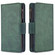 iPhone X / XS Skin Feel Detachable Magnetic Zipper Horizontal Flip PU Leather Case with Multi-Card Slots & Holder & Wallet & Photo Frame & Lanyard - Green