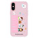 iPhone X / XS Skin Feeling Jelly TPU Hybrid PC Phone Case - Dog Party Pink