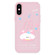 iPhone X / XS Skin Feeling Jelly TPU Hybrid PC Phone Case - Dog Tote Bag Pink