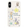 iPhone X / XS Skin Feeling Jelly TPU Hybrid PC Phone Case - Star Rabbit Beige