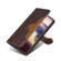 iPhone X / XS Stitching Skin Feel Magnetic Buckle Horizontal Flip PU Leather Case with Holder & Card Slots & Wallet - Brown