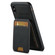 iPhone X / XS Suteni H02 Litchi Leather Card Wallet Stand Back Phone Case - Black