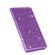 iPhone X / XS Ultrathin Glitter Magnetic Horizontal Flip Leather Case with Holder & Card Slots - Purple