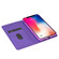 iPhone X / XS Ultrathin Glitter Magnetic Horizontal Flip Leather Case with Holder & Card Slots - Purple