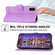 iPhone X/XS Dierfeng Dream Line TPU + PU Leather Phone Case - Purple