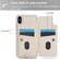 iPhone XS / X Crossbody Flower Pattern Leather Phone Case - White