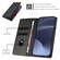 iPhone XS / X Embossed Multi-functional Wallet Retro Leather Phone Case - Black