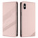 iPhone XS / X Embossed Multi-functional Wallet Retro Leather Phone Case - Pink