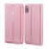 iPhone XS / X GEBEI PU+TPU Horizontal Flip Protective Case with Holder & Card Slots - Rose Gold