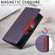 iPhone XS / X GQUTROBE G01 RFID Anti-theft Leather Phone Case - Purple