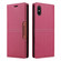 iPhone XS / X GQUTROBE G01 RFID Anti-theft Leather Phone Case - Red