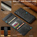 iPhone XS / X LC.IMEEKE L5 Series Detachable RFID Card Bag Magsafe Phone Case - Black