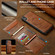 iPhone XS / X LC.IMEEKE L5 Series Detachable RFID Card Bag Magsafe Phone Case - Brown