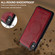 iPhone XS / X LC.IMEEKE L5 Series Detachable RFID Card Bag Magsafe Phone Case - Red