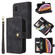 iPhone XS / X Multifunctional Card Slot Zipper Wallet Leather Phone Case - Black