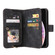 iPhone XS / X Multifunctional Card Slot Zipper Wallet Leather Phone Case - Black
