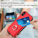 iPhone XS / X R20 Ring Card Holder Phone Case - Red