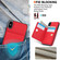 iPhone XS / X RFID Anti-theft Card Ring Holder Phone Case - Red