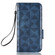 iPhone XS / X Symmetrical Triangle Leather Phone Case - Blue