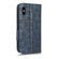 iPhone XS / X Symmetrical Triangle Leather Phone Case - Blue