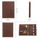 CONTACTS FAMILY CF2002 Retro Crazy Horse Texture Multifunctional Protective Cover Leather Tablet Case iPad Pro 12.9 2020 / 2021 / 2018 - Coffee