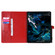 iPad Pro 12.9 - 2020 Pressed Printing Butterfly Pattern Horizontal Flip Leather Tablet Case with Holder & Card Slots & Wallet - Red