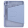 iPad Pro 12.9 2022 / 2021 / 2020 GEBEI Acrylic TPU 3-folding Rotating Smart Tablet Leather Case withh Pen Slot - Light Purple