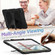 iPad Pro 12.9 inch - 2020 Shockproof Colorful Silicon + PC Protective Tablet Case with Holder & Shoulder Strap & Hand Strap - Black