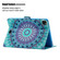 iPad 11 Pro - 2020 Painted Flower Totem Car Line TPU Horizontal Flip Leather Tablet Case with Holder & Card Slot & Sleep / Wake-up Function - Green