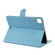iPad Pro 11 - 2020 Butterfly Flower Embossing Pattern Horizontal Flip Leather Tablet Case with Holder & Card Slots & Wallet - Blue