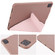 iPad Pro 11 - 2020 Multi-folding Horizontal Flip PU Leather + Shockproof Honeycomb TPU Tablet Case with Holder - Rose Gold