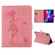 iPad Pro 11 - 2020 Pressed Printing Woman and Cat Pattern Horizontal Flip Leather Tablet Case with Holder & Card Slots & Wallet - Pink
