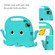iPad Pro 11 2018 / 2020 / 2021 Octopus Style EVA + PC Tablet Case with Strap - Glacial Green