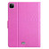 iPad Pro 11 2020 / 2018 / Air 2020 10.9 Solid Color Crocodile Texture Leather Smart Tablet Case - Rose Red